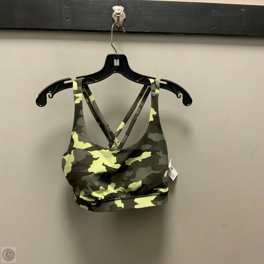 Athletic Bra By Lululemon In Green, Size: M