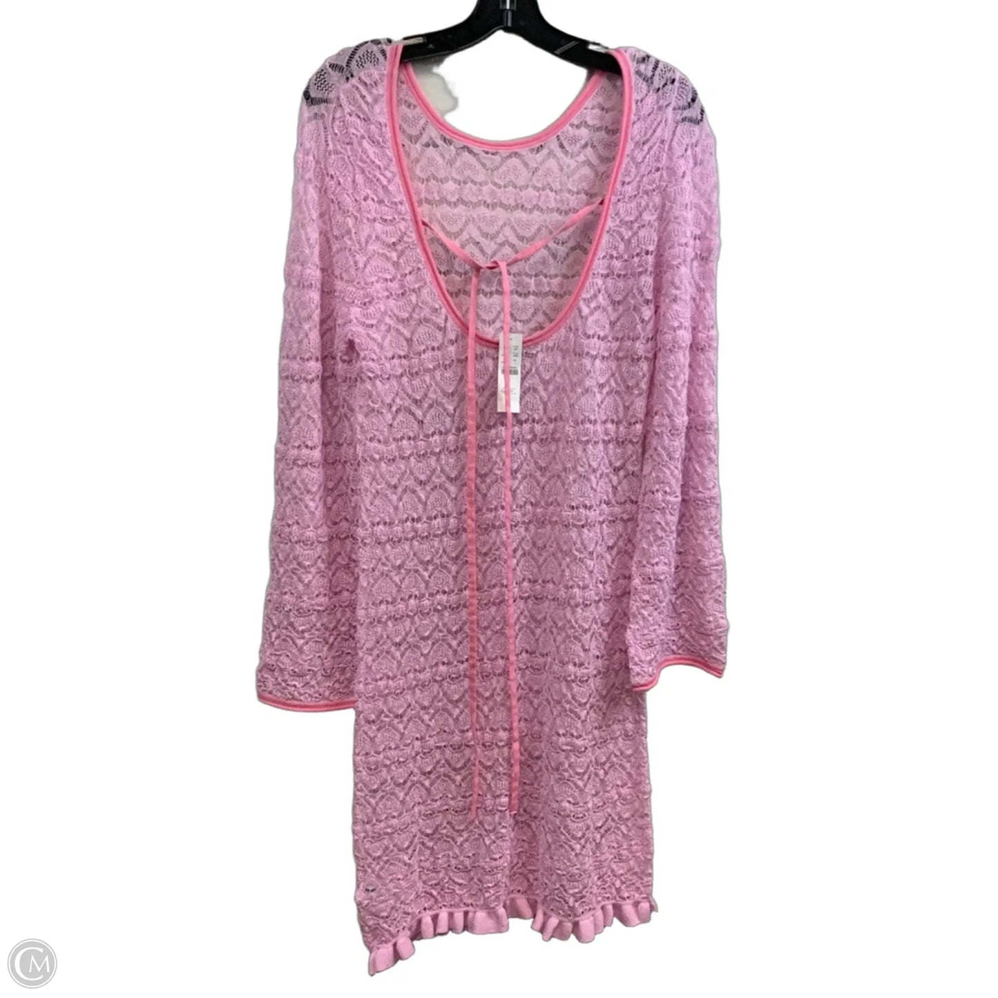 Swimwear Cover-up By J. Crew In Pink, Size: L