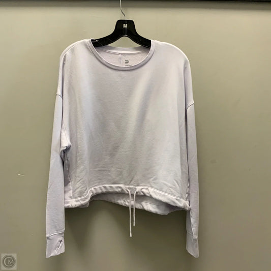 Athletic Top Long Sleeve Crewneck By All In Motion In Purple, Size: Xl