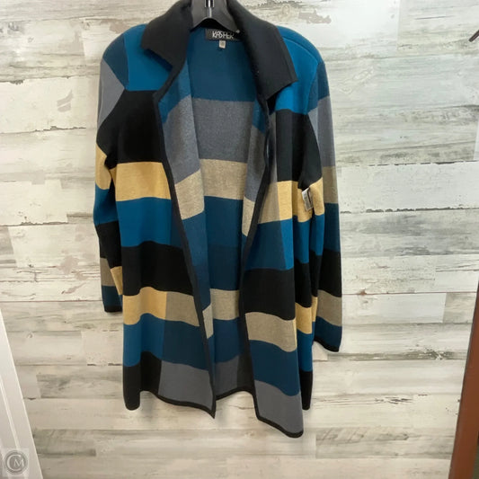 Sweater Cardigan By Kasper In Blue, Size: M