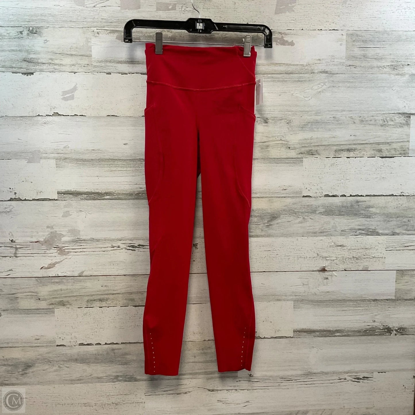 Athletic Leggings By Lululemon In Red, Size: Xs