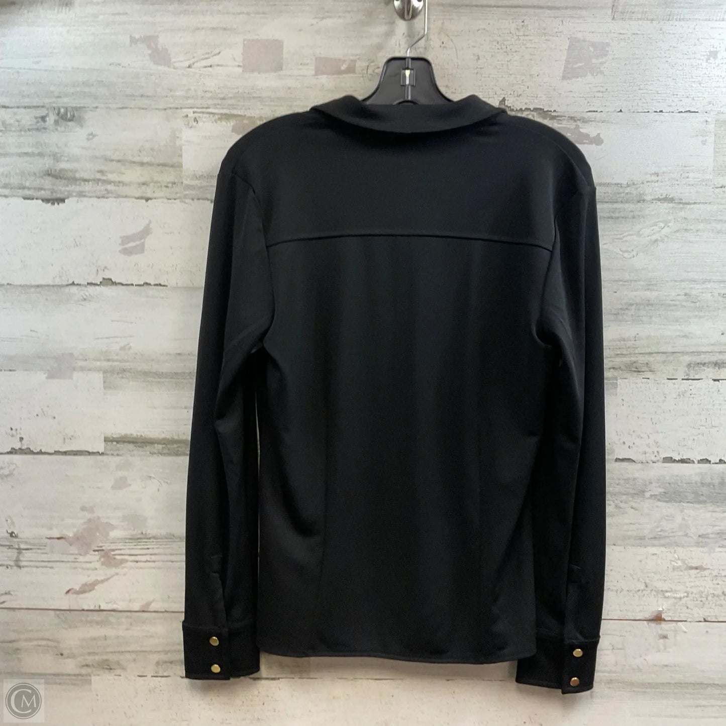 Blouse Long Sleeve By Inc In Black, Size: S