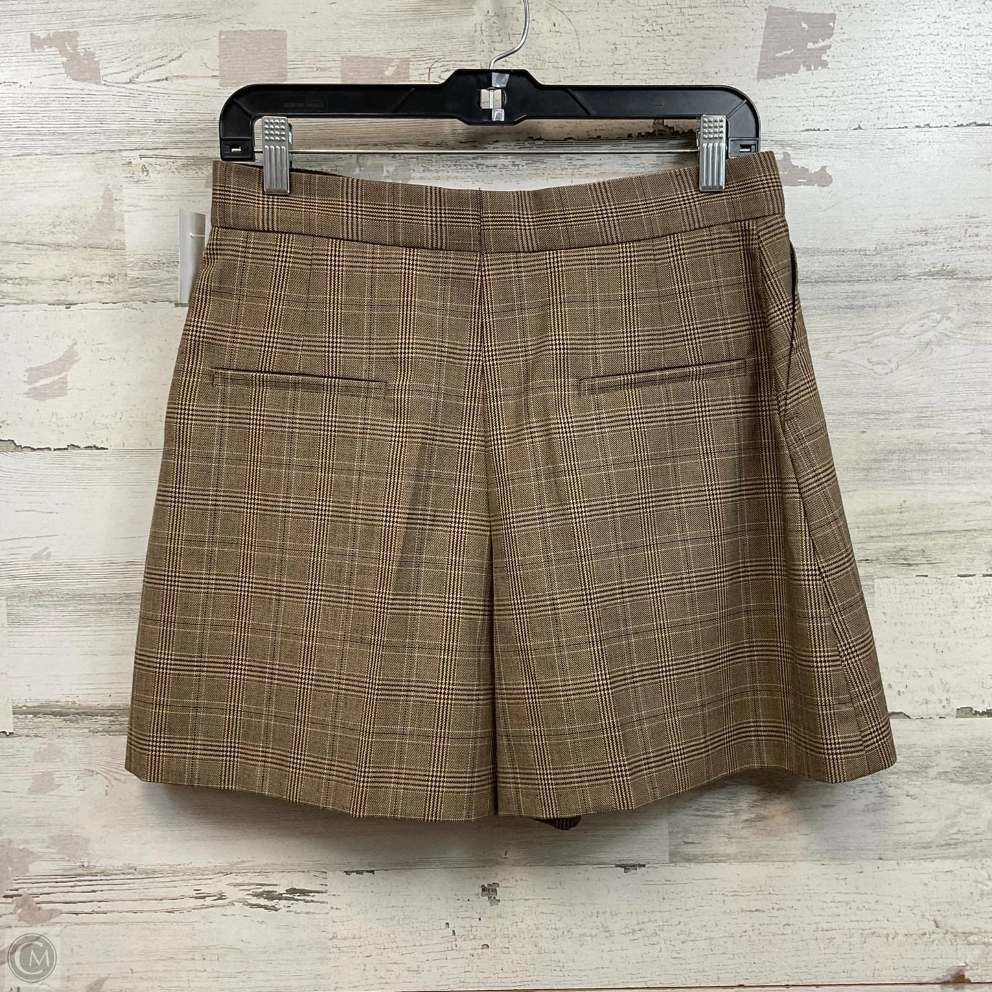 Skort Designer By Sandro In Brown, Size: 6