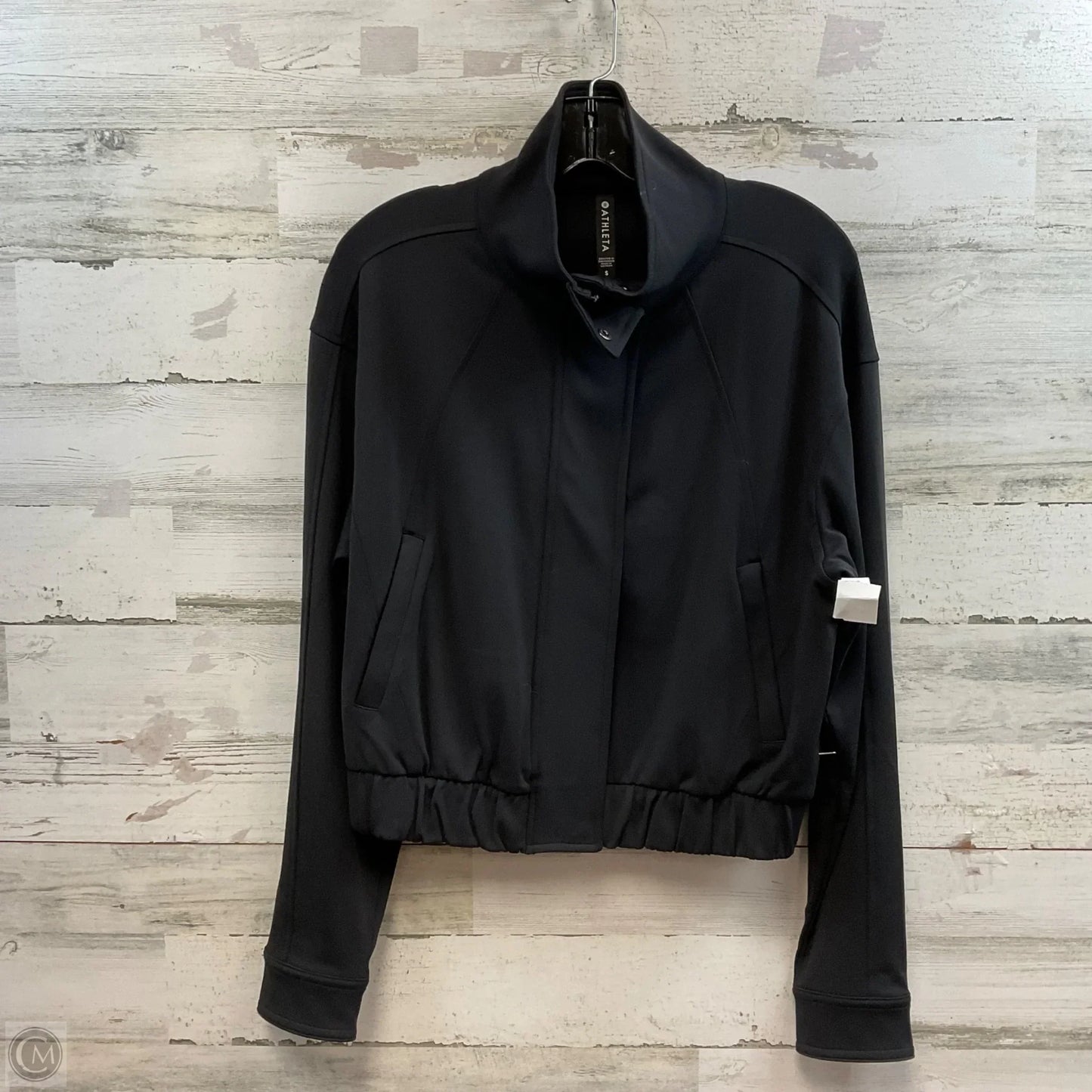 Athletic Jacket By Athleta In Black, Size: S