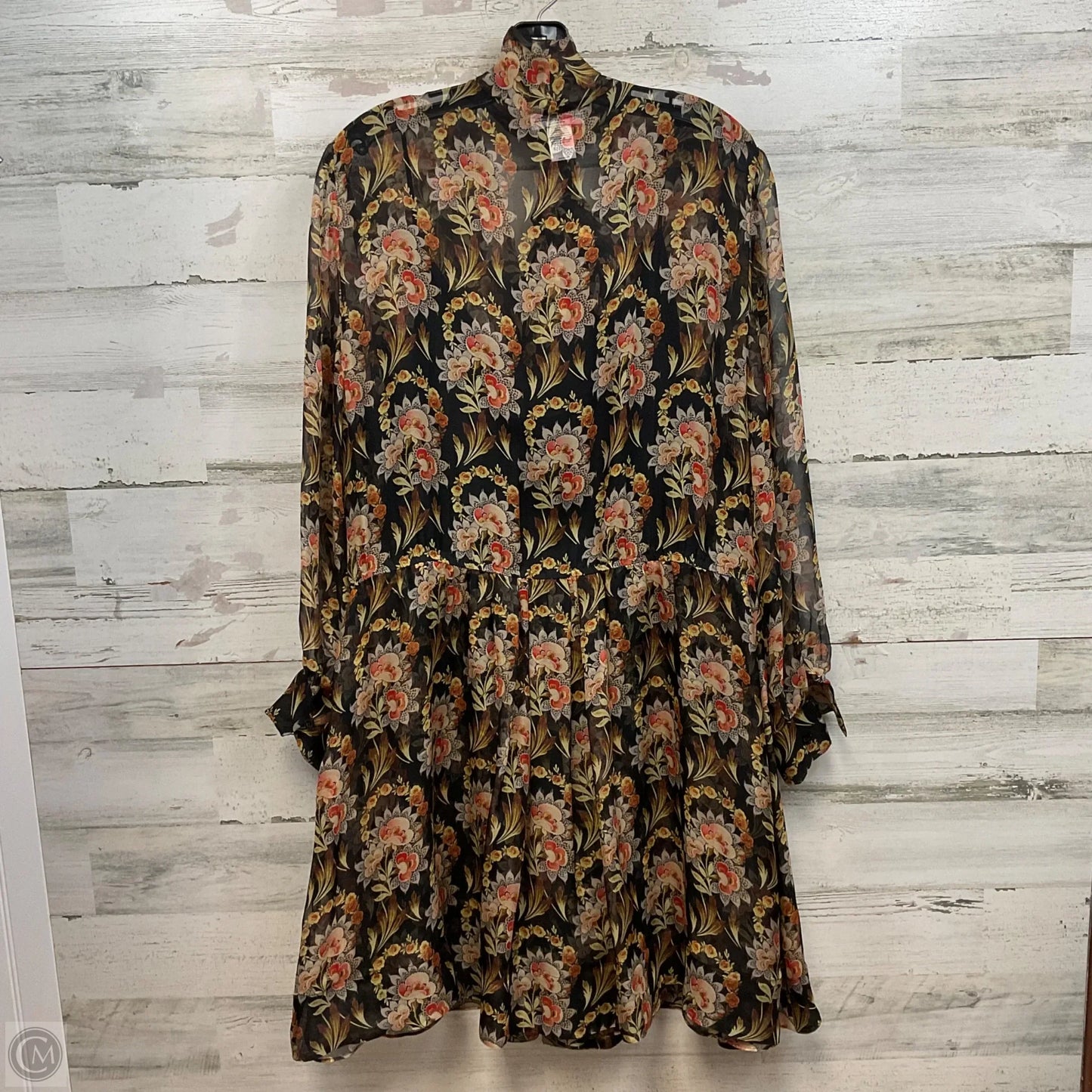 Dress Luxury Designer By Oscar De La Renta In Black, Size: 14