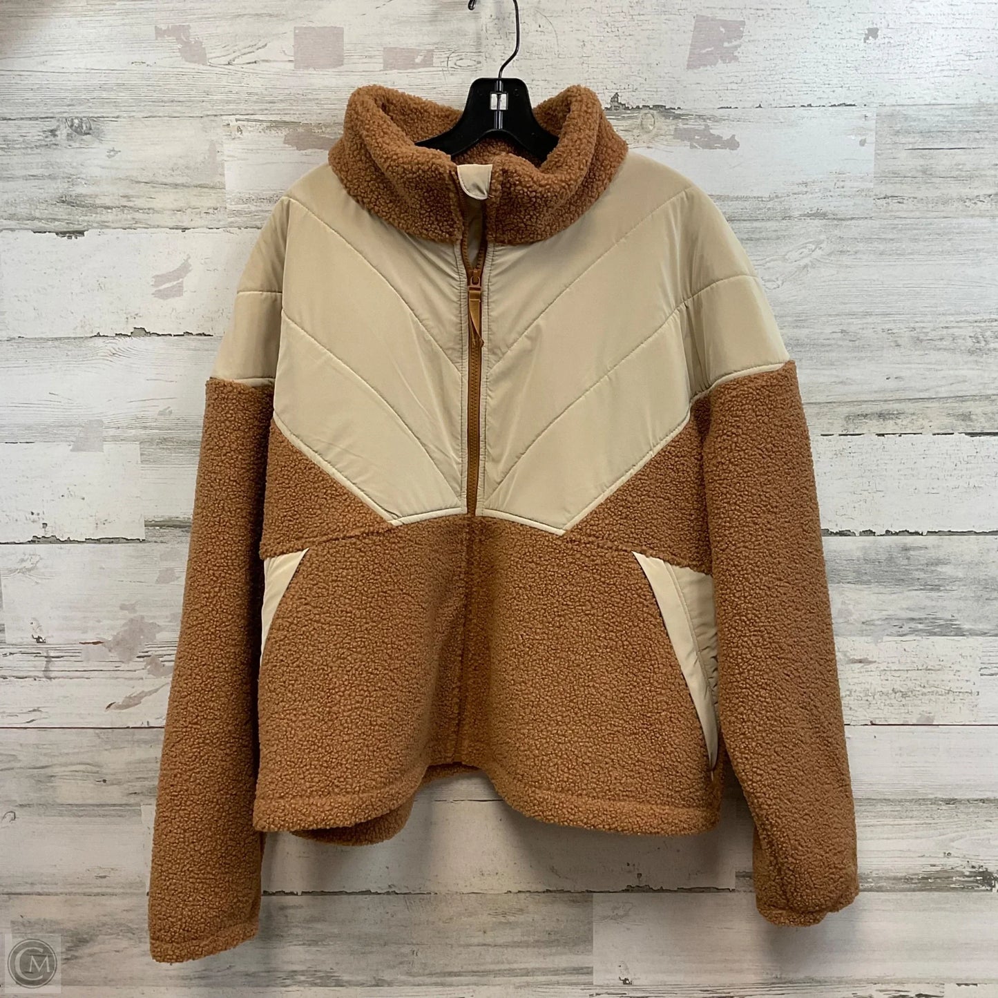 Jacket Fleece By Columbia In Brown, Size: Xxl