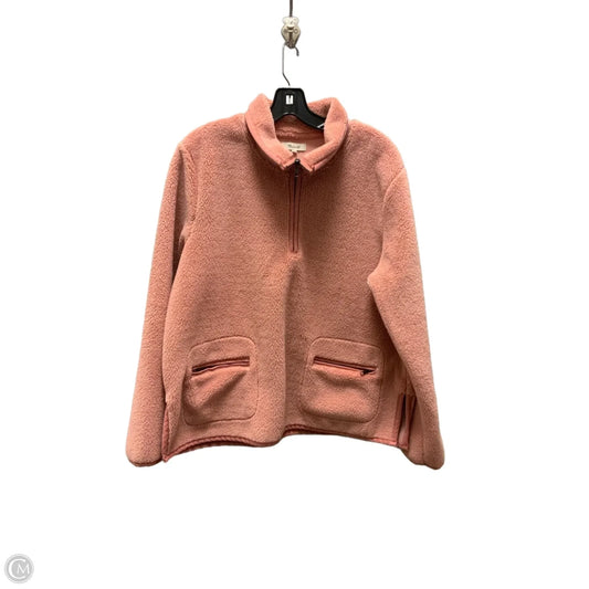 Sweatshirt Collar By Madewell In Pink, Size: Xl