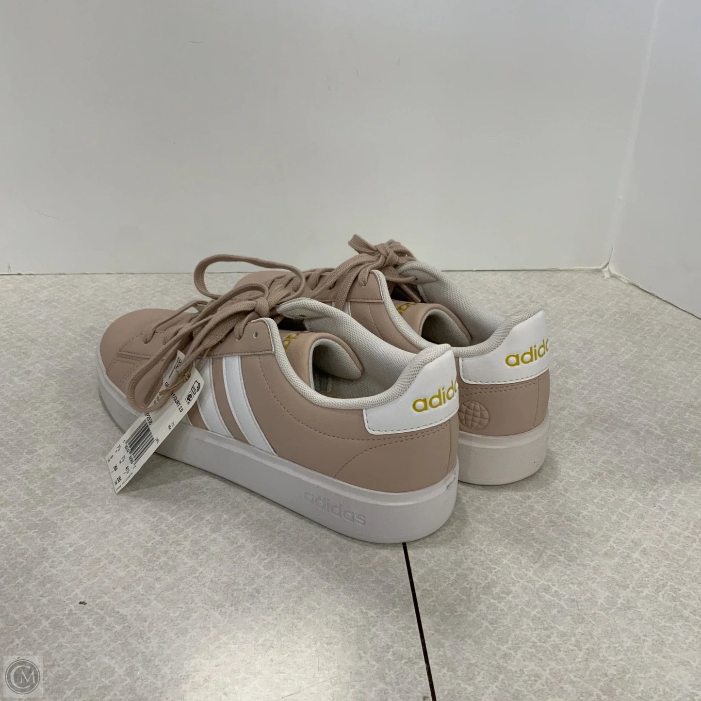 Shoes Athletic By Adidas In Beige, Size: 9