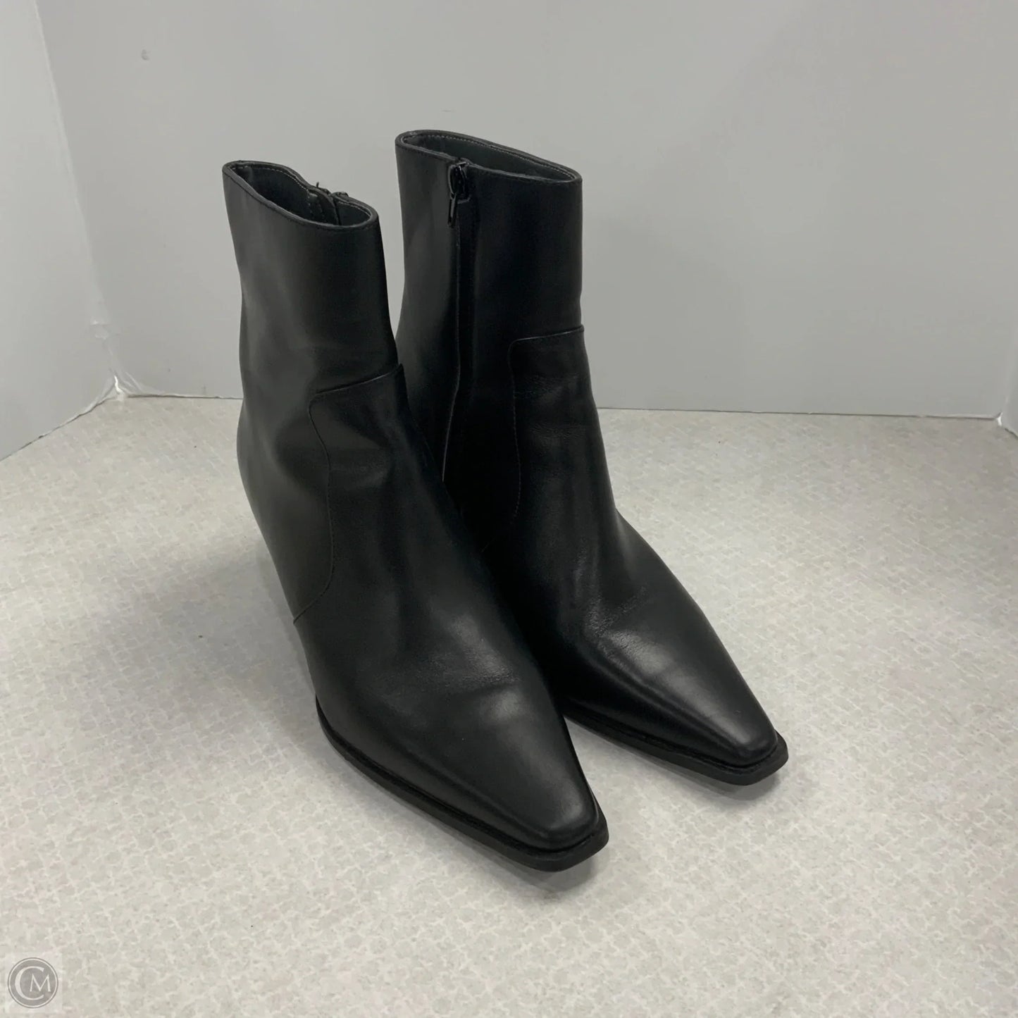 Boots Ankle Heels By Franco Sarto In Black, Size: 10