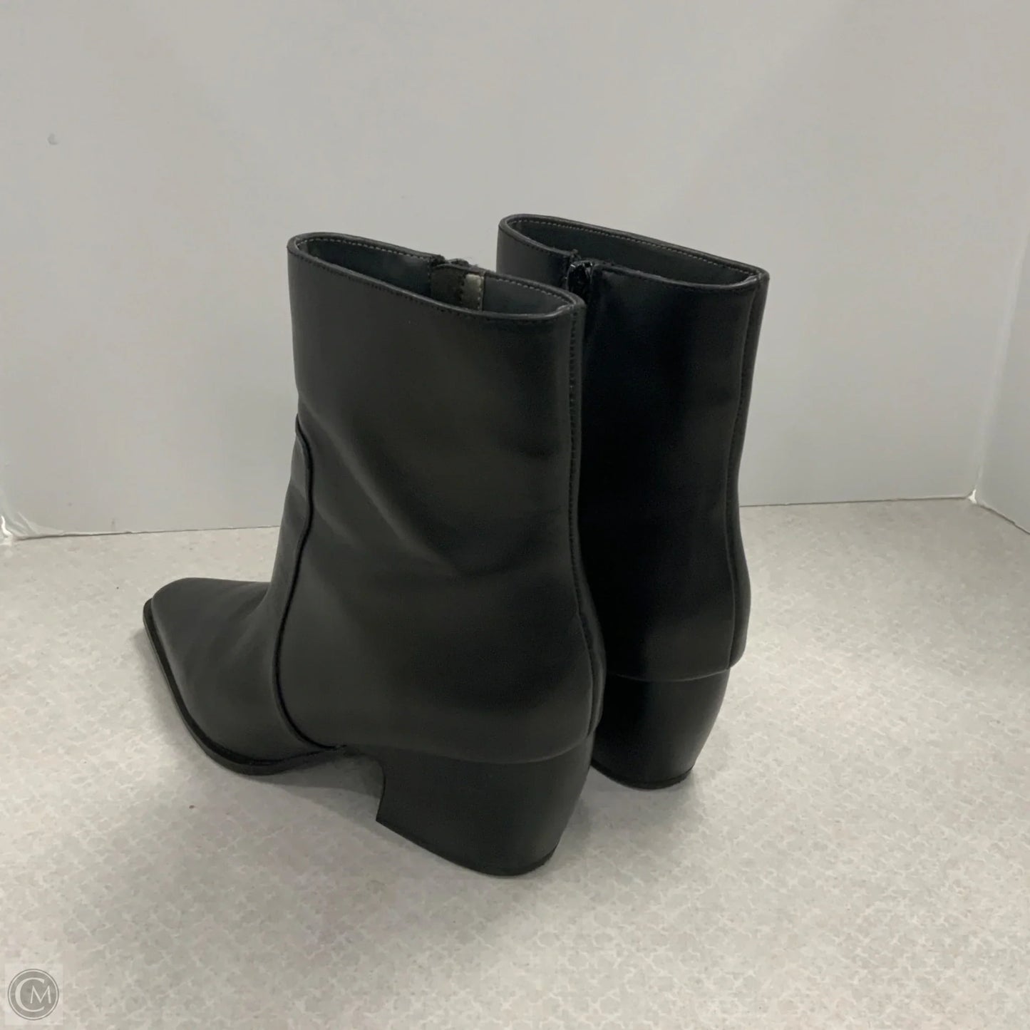 Boots Ankle Heels By Franco Sarto In Black, Size: 10