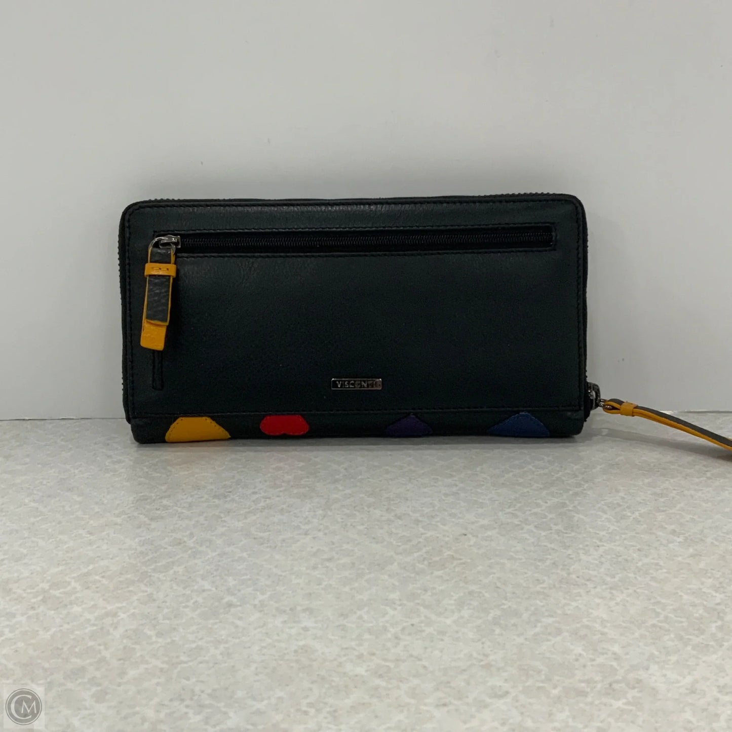 Wallet Leather By Viscount, Size: Large