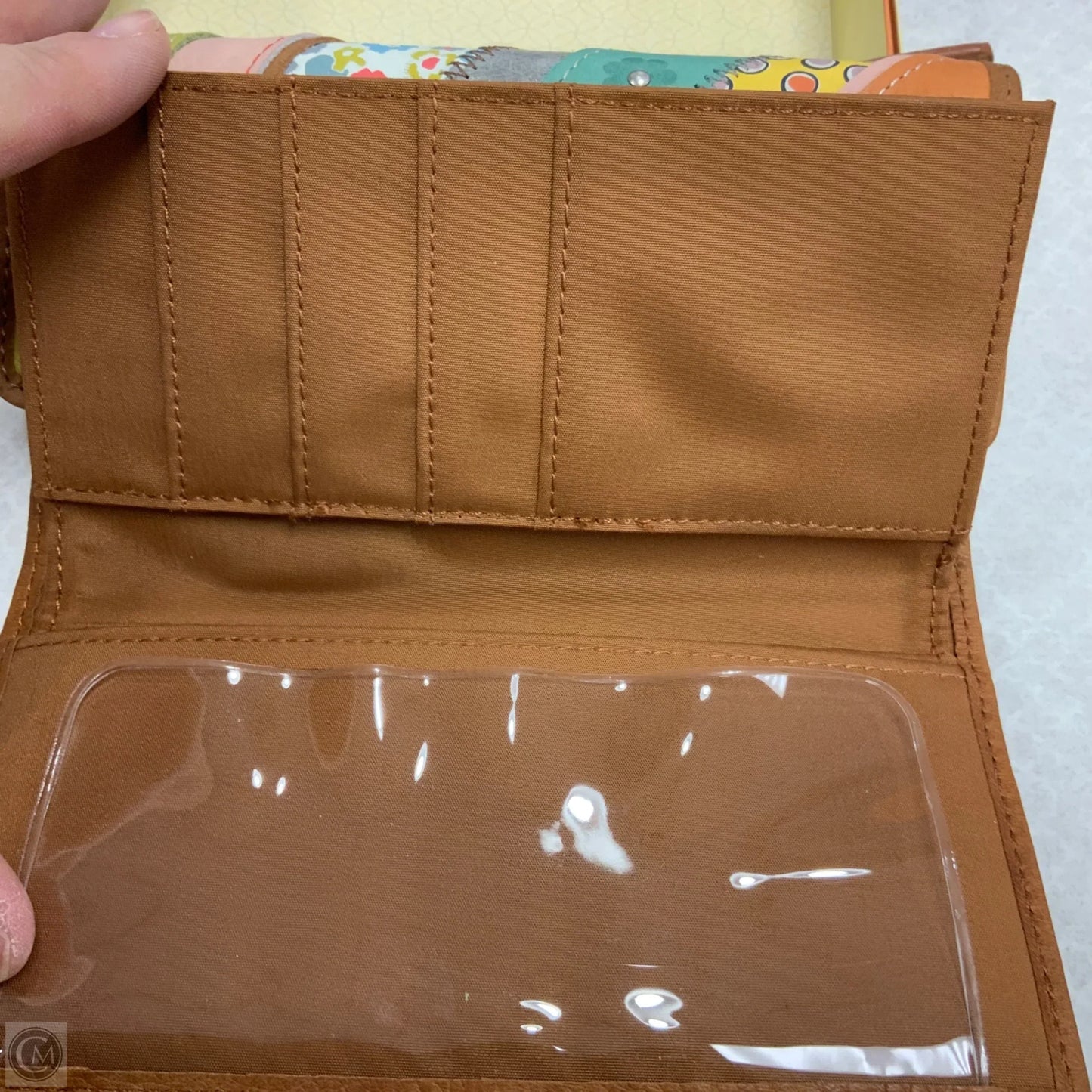 Wallet Leather By Fossil, Size: Large