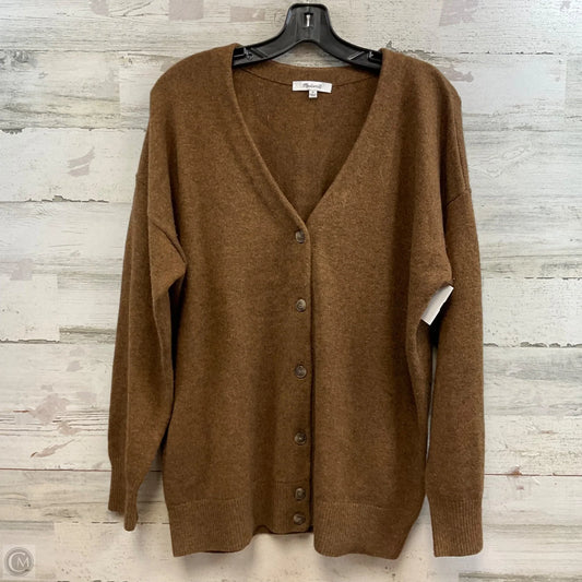 Sweater Cardigan By Madewell In Brown, Size: M