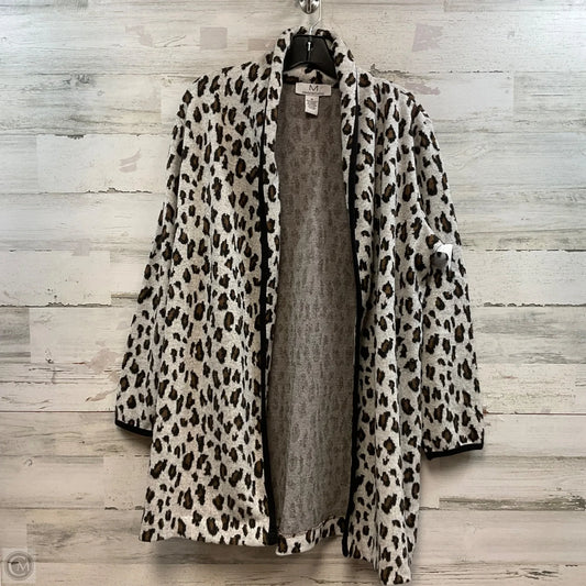 Sweater Cardigan By Magaschoni In Grey, Size: M