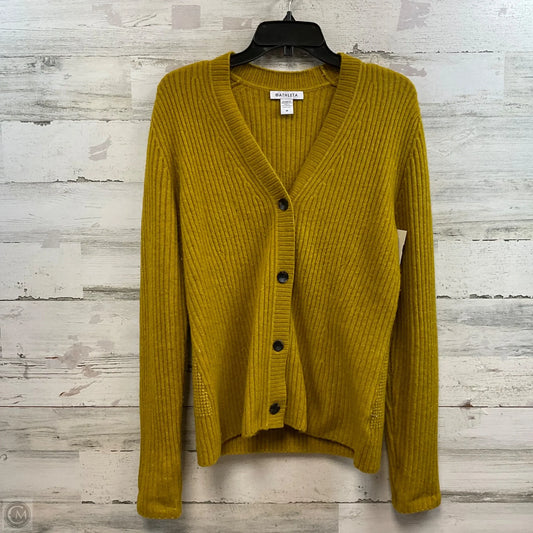 Sweater Cardigan By Athleta In Chartreuse , Size: M