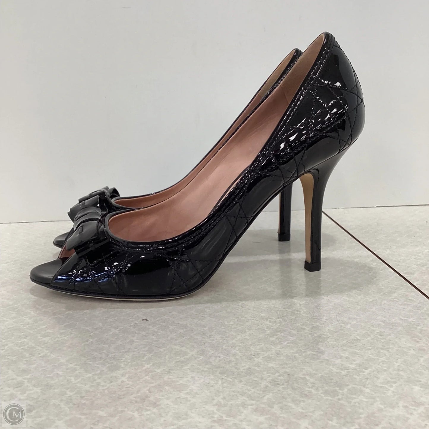 Shoes Luxury Designer By Dior In Black, Size: 6.5