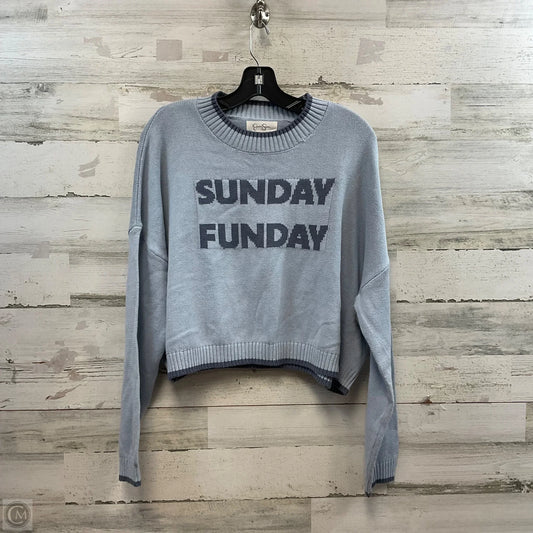 Sweater By Jessica Simpson In Blue, Size: Xl