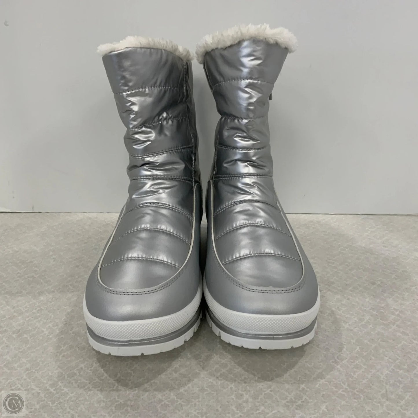 Boots Snow By Cmf In Silver, Size: 7.5