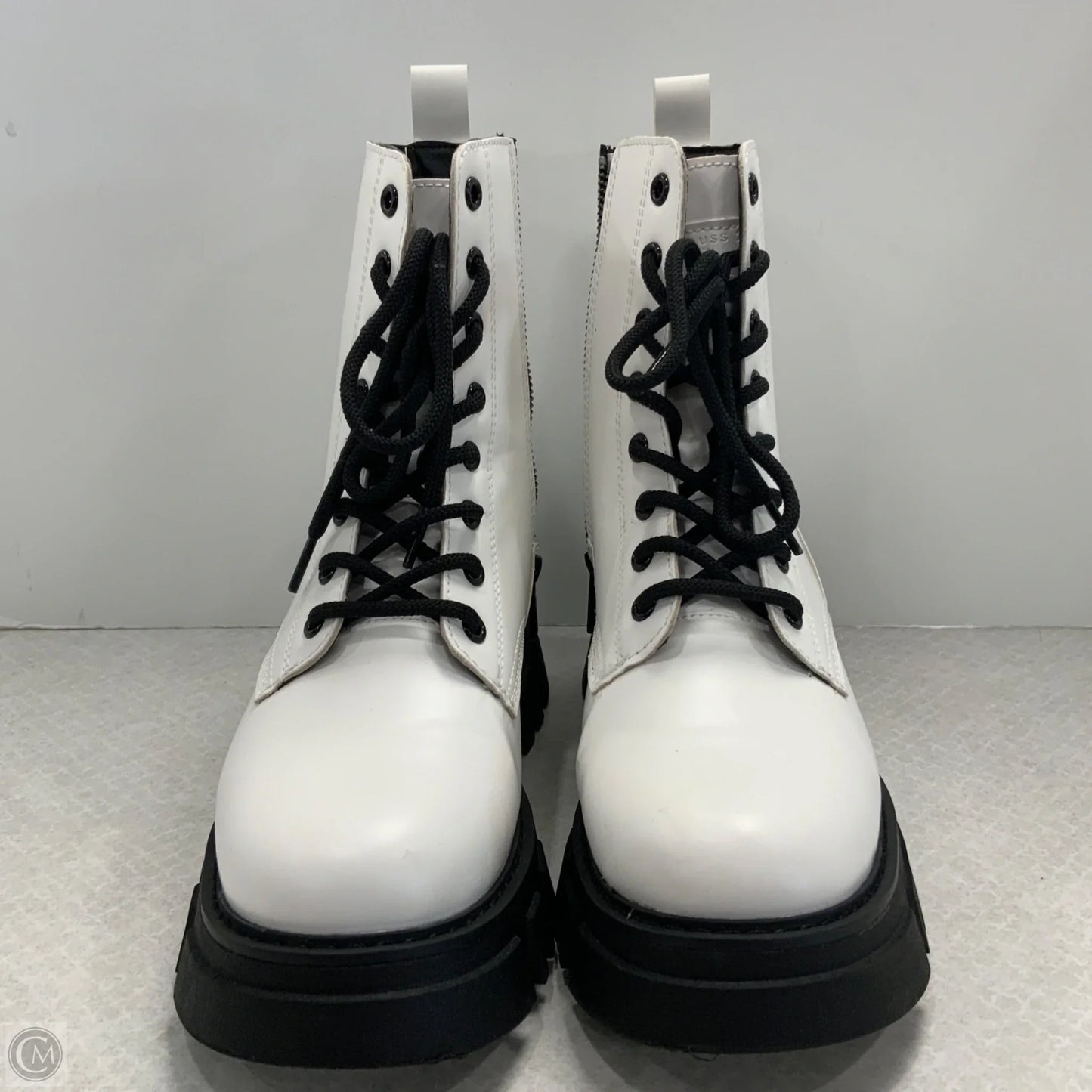 Boots Ankle Heels By Levis In White, Size: 8.5