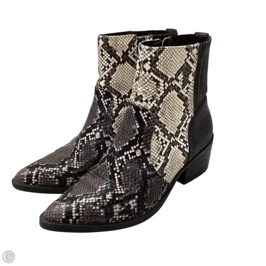 Boots Ankle Heels By Dolce Vita In Snakeskin Print, Size: 6