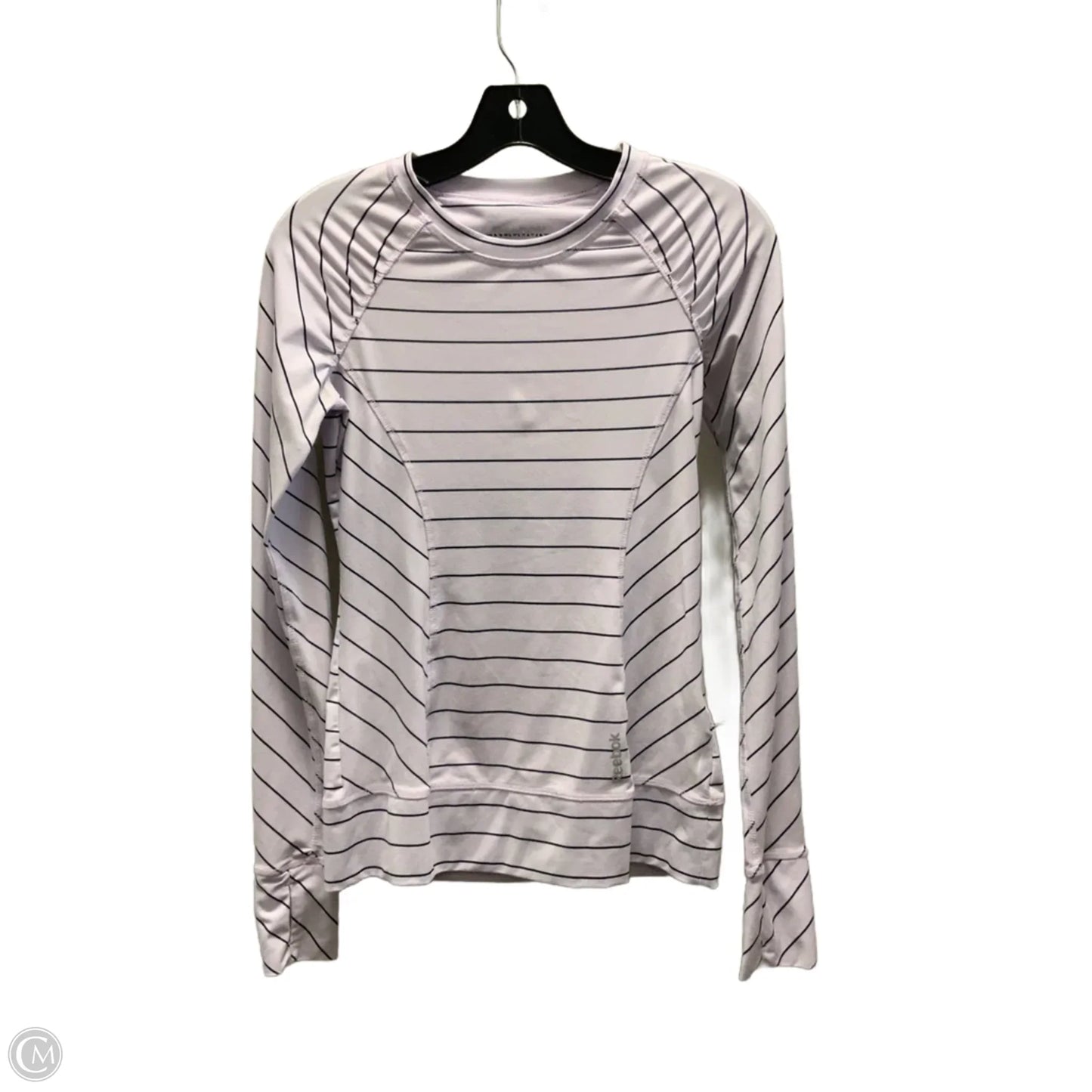 Athletic Top Long Sleeve Crewneck By Reebok In Purple, Size: Xs