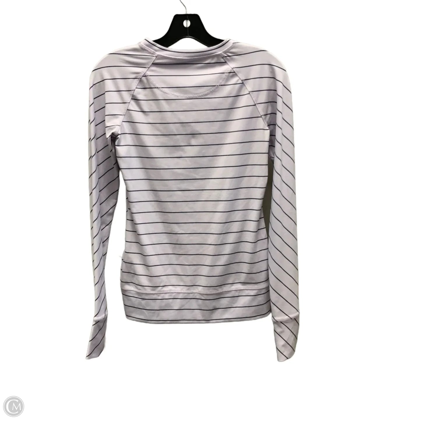 Athletic Top Long Sleeve Crewneck By Reebok In Purple, Size: Xs