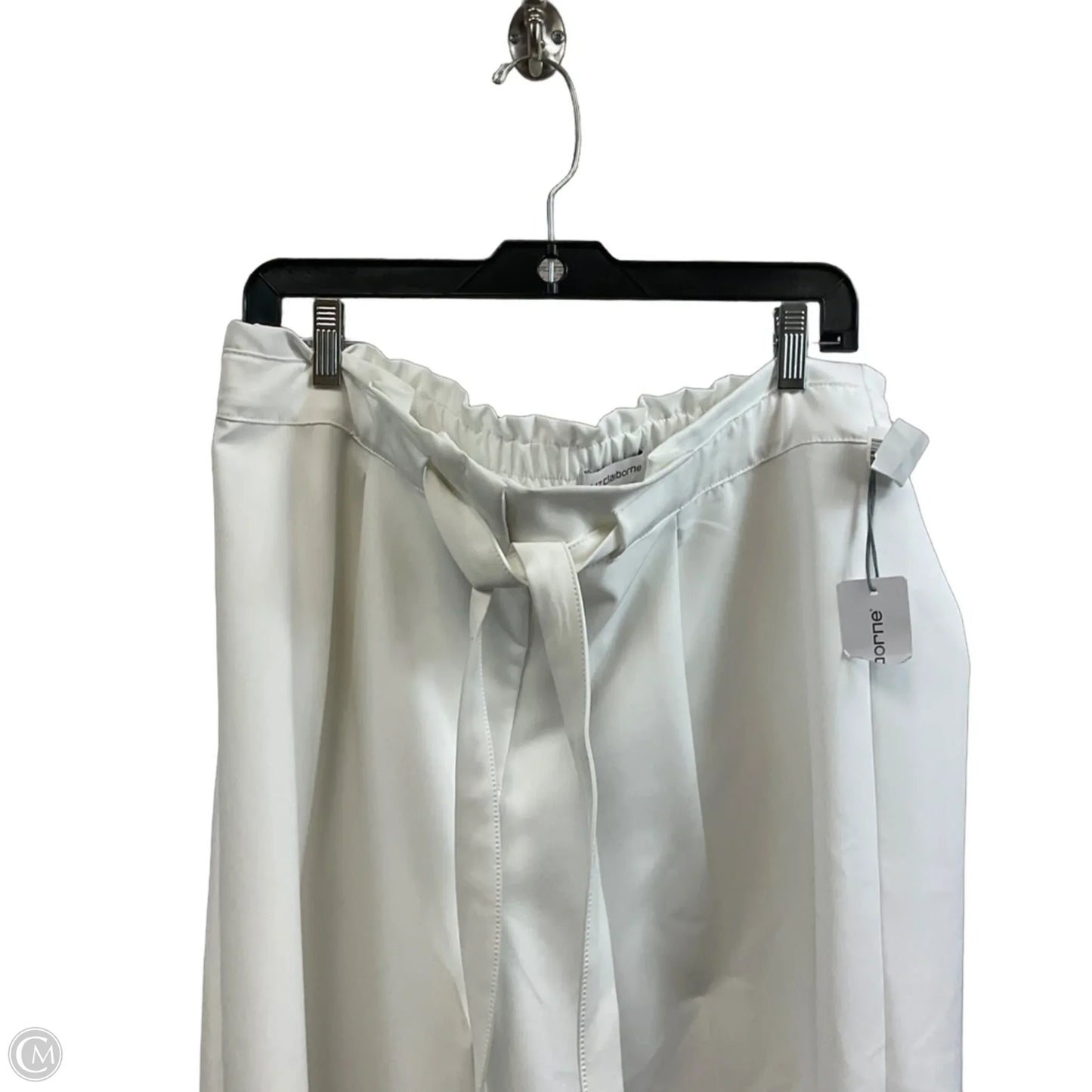 Pants Wide Leg By Liz Claiborne In White, Size: 16