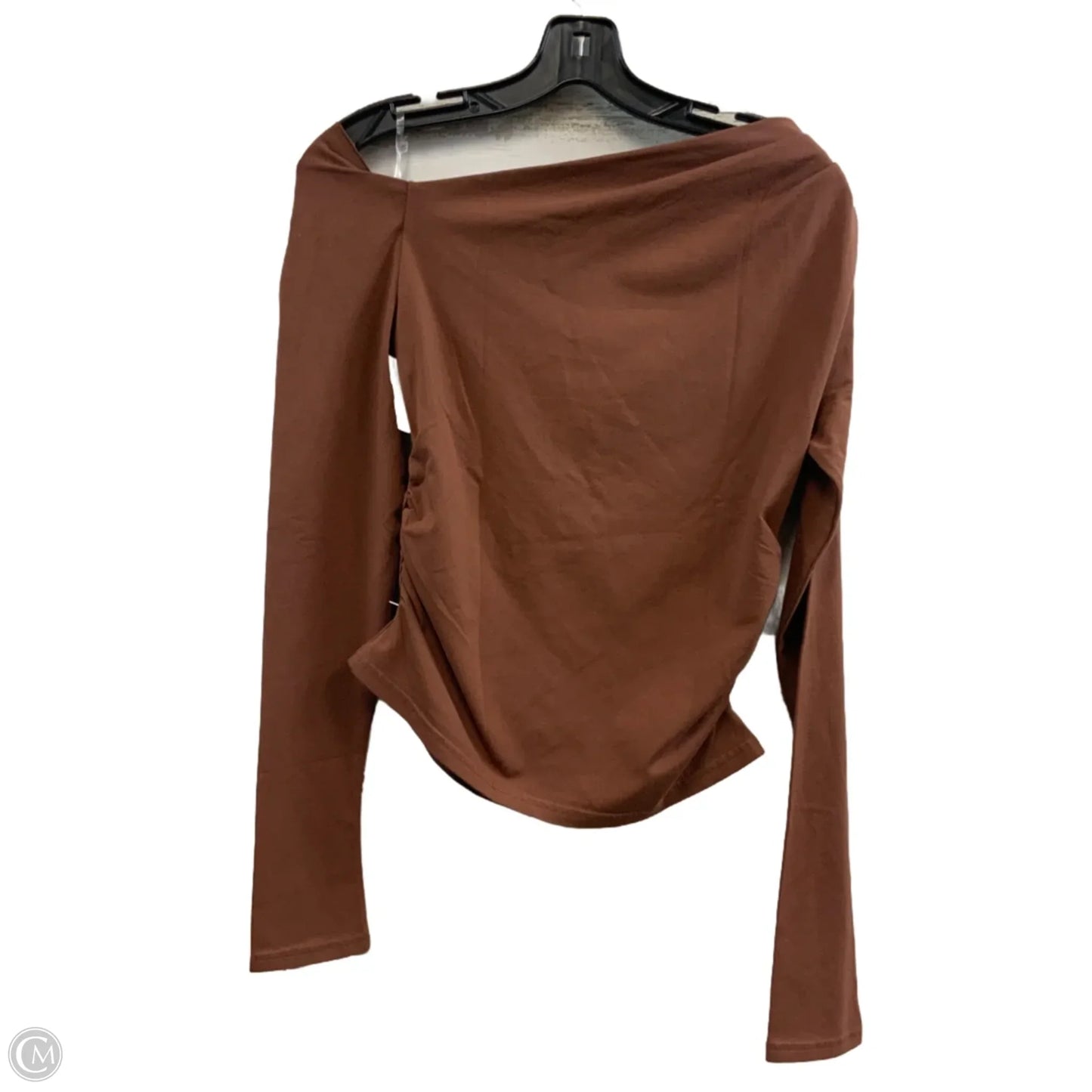 Top Long Sleeve By J. Crew In Brown, Size: M