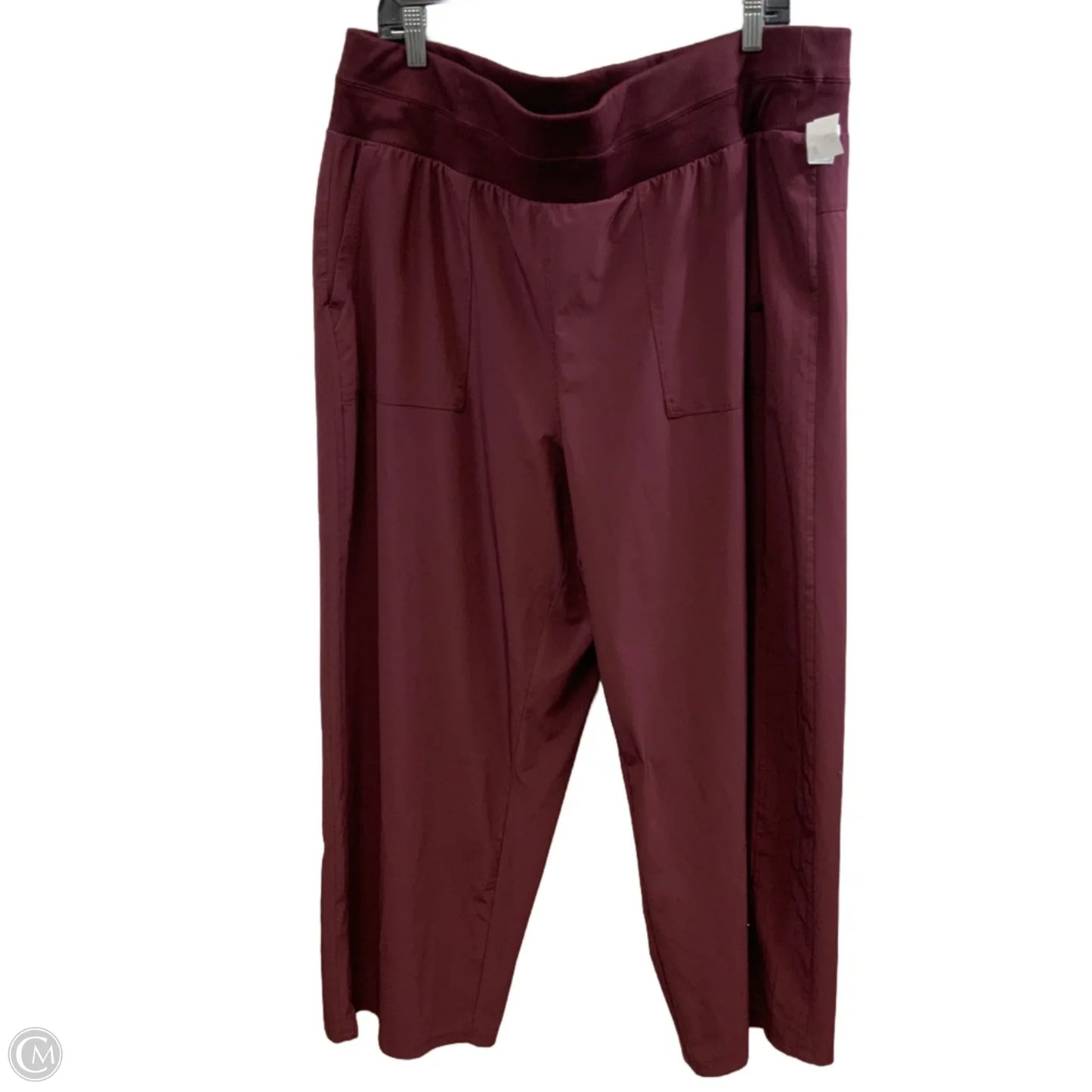 Pants Wide Leg By Talbots In Purple, Size: 2x