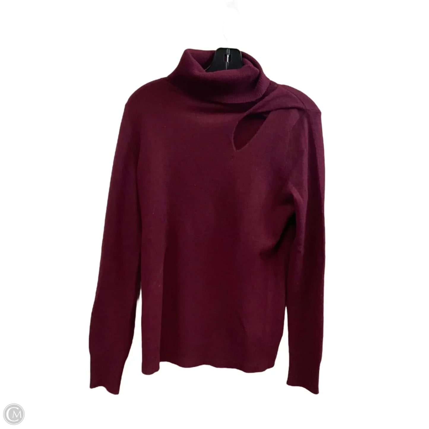 Sweater Cashmere By Bloomingdales In Maroon, Size: M