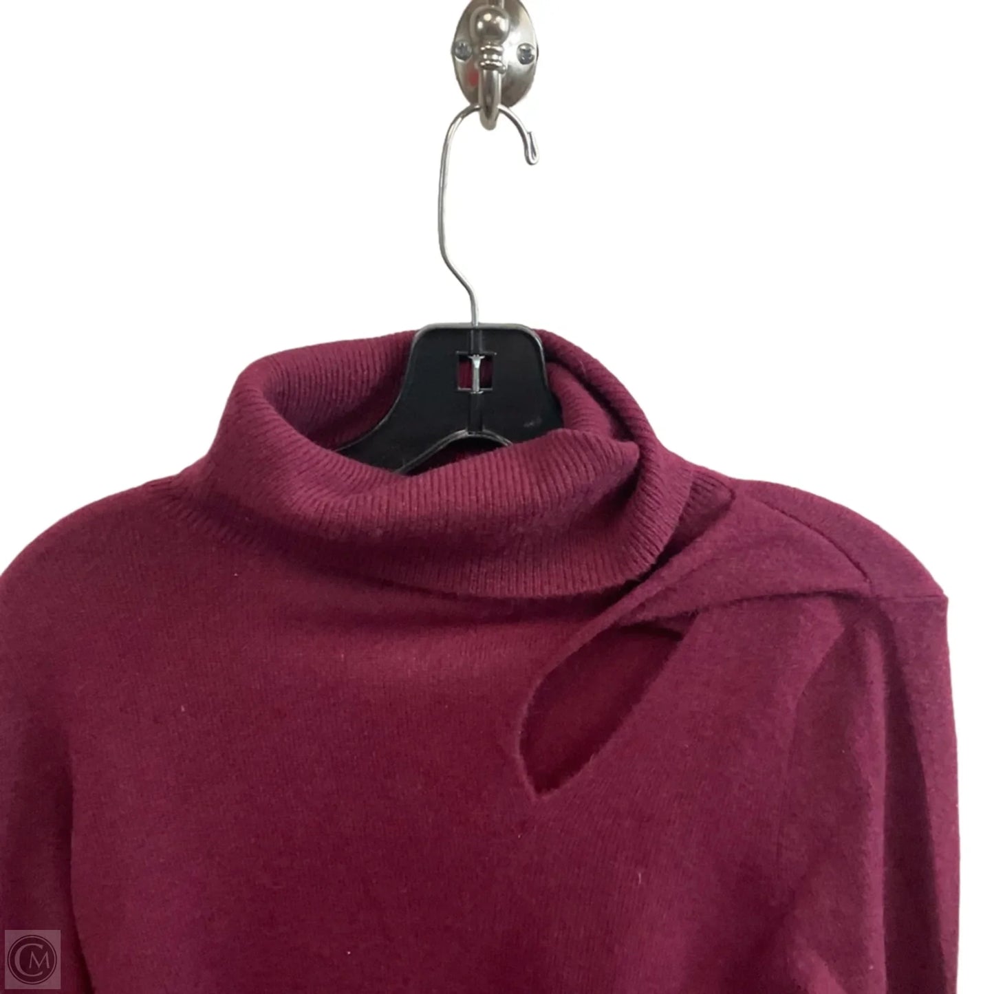 Sweater Cashmere By Bloomingdales In Maroon, Size: M
