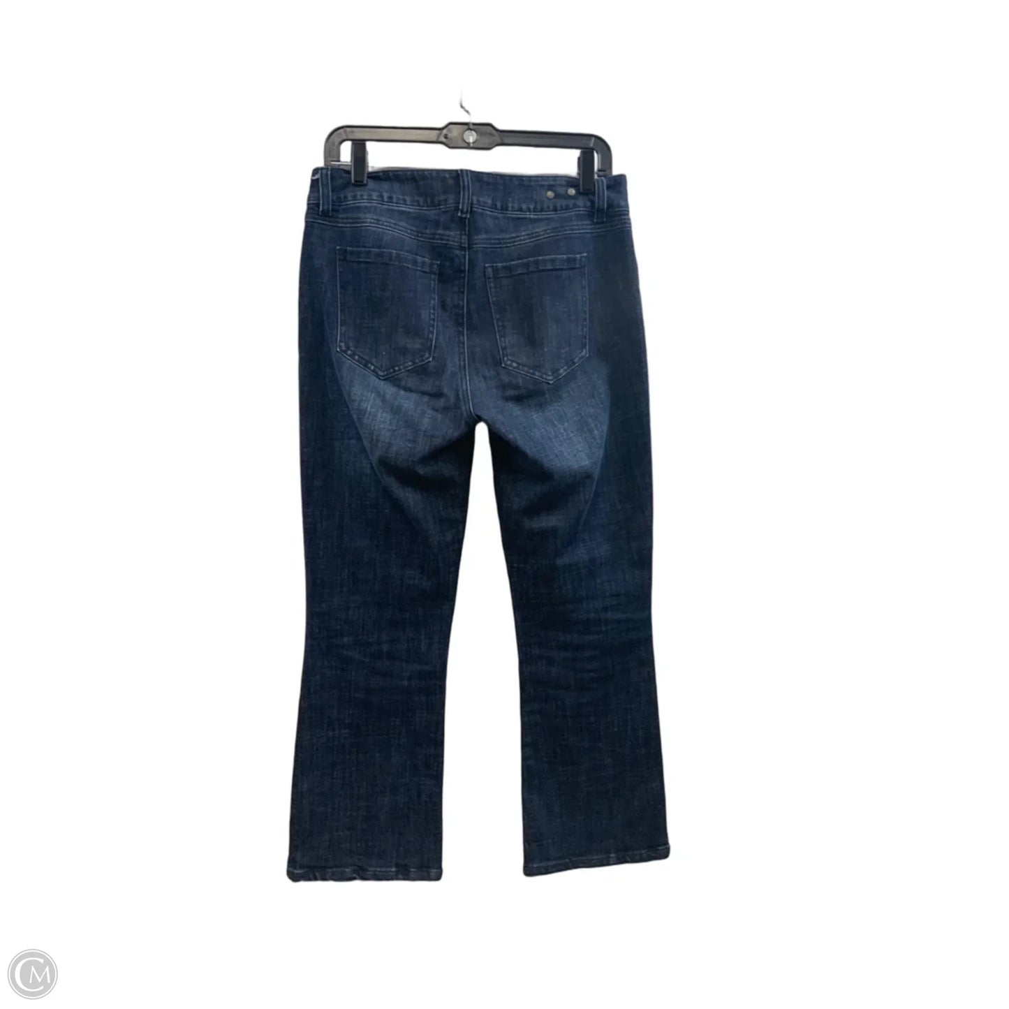 Jeans Flared By Cabi In Blue Denim, Size: 4