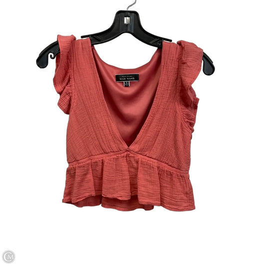 Top Sleeveless By Blue Blush In Pink, Size: S