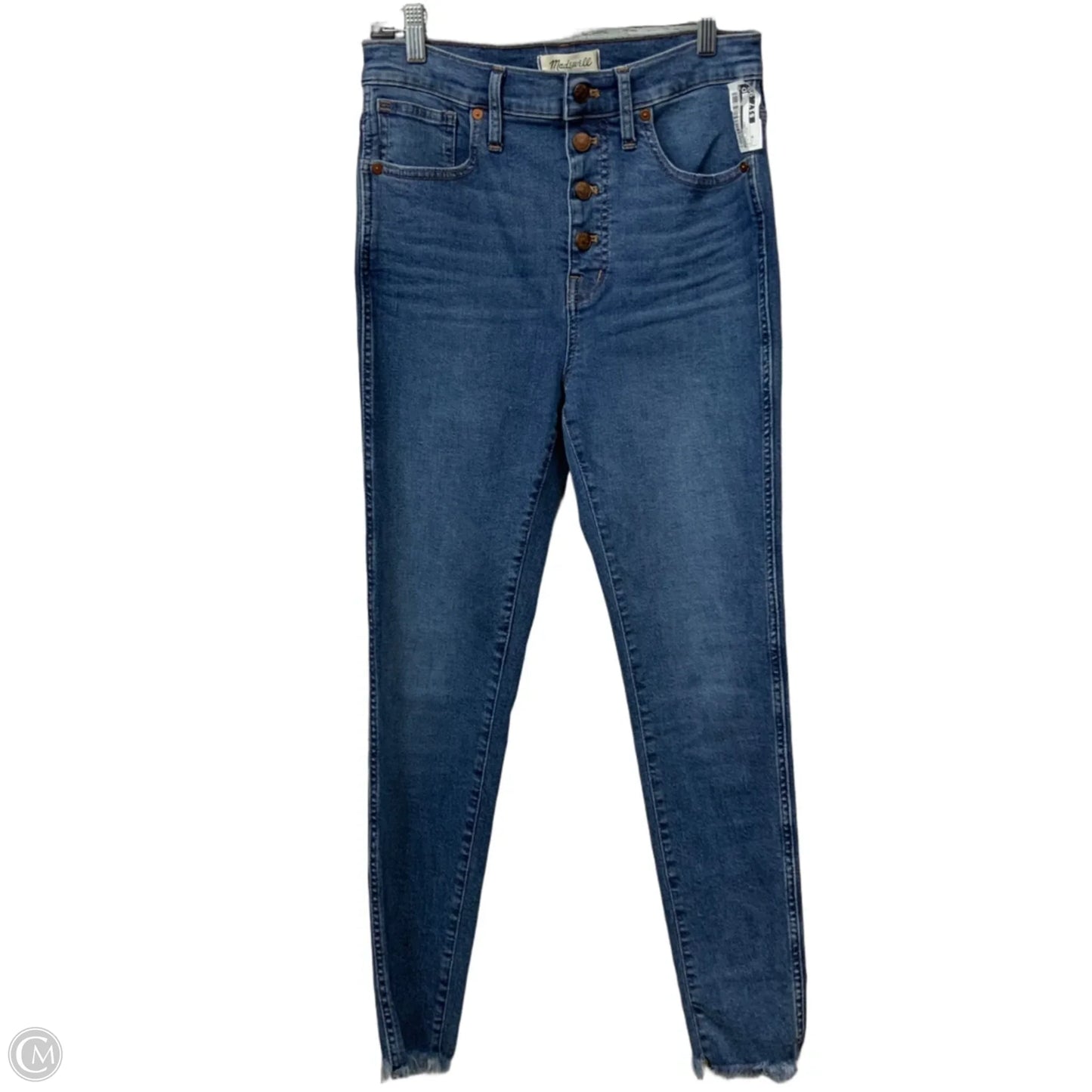 Jeans Skinny By Madewell In Blue Denim, Size: 8
