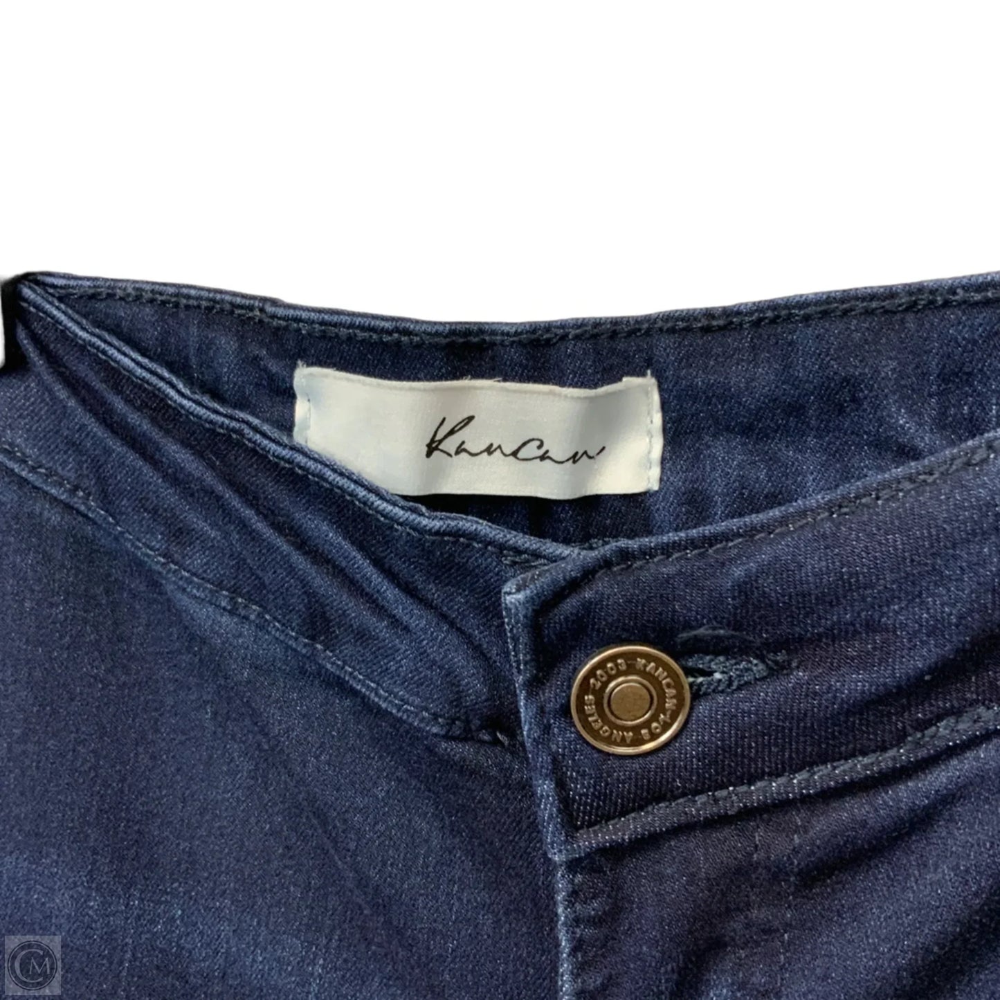 Jeans Flared By Kancan In Blue Denim, Size: 6
