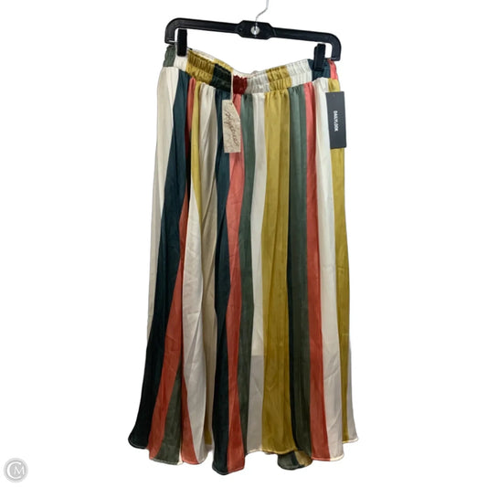 Skirt Maxi By Mystree In Green & Yellow, Size: M