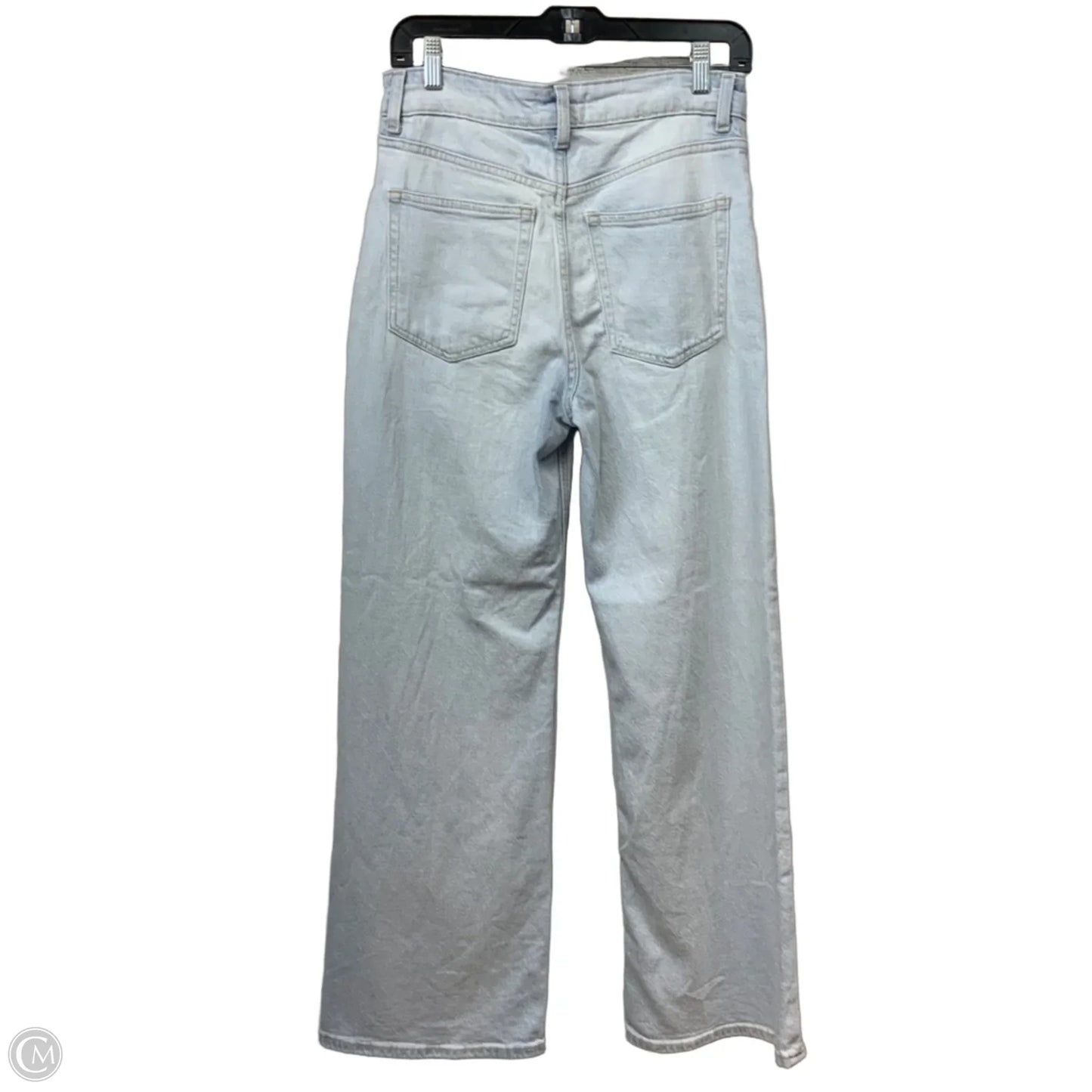 Jeans Wide Leg By H&m In Blue Denim, Size: 6