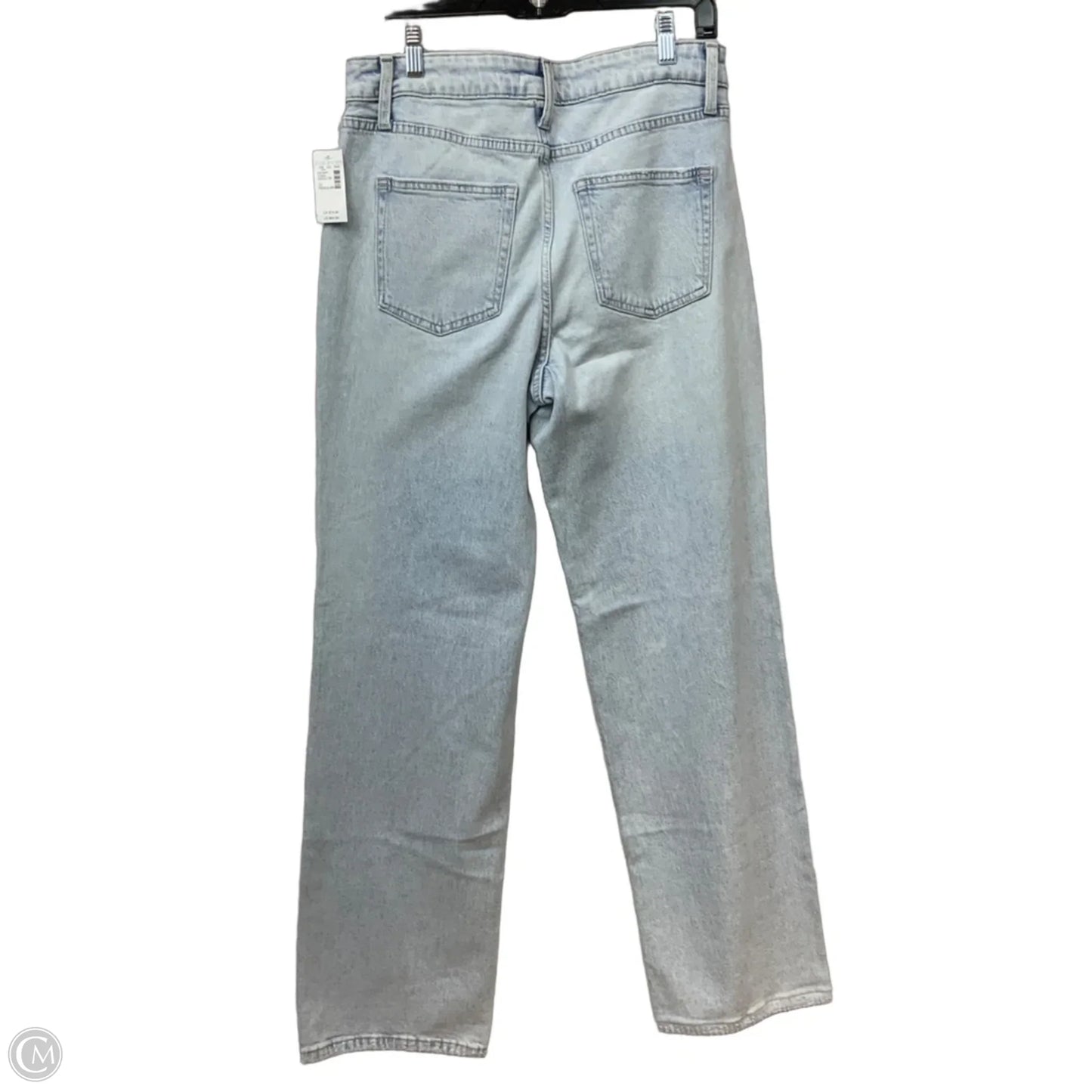 Jeans Straight By Edgely In Blue Denim, Size: 12