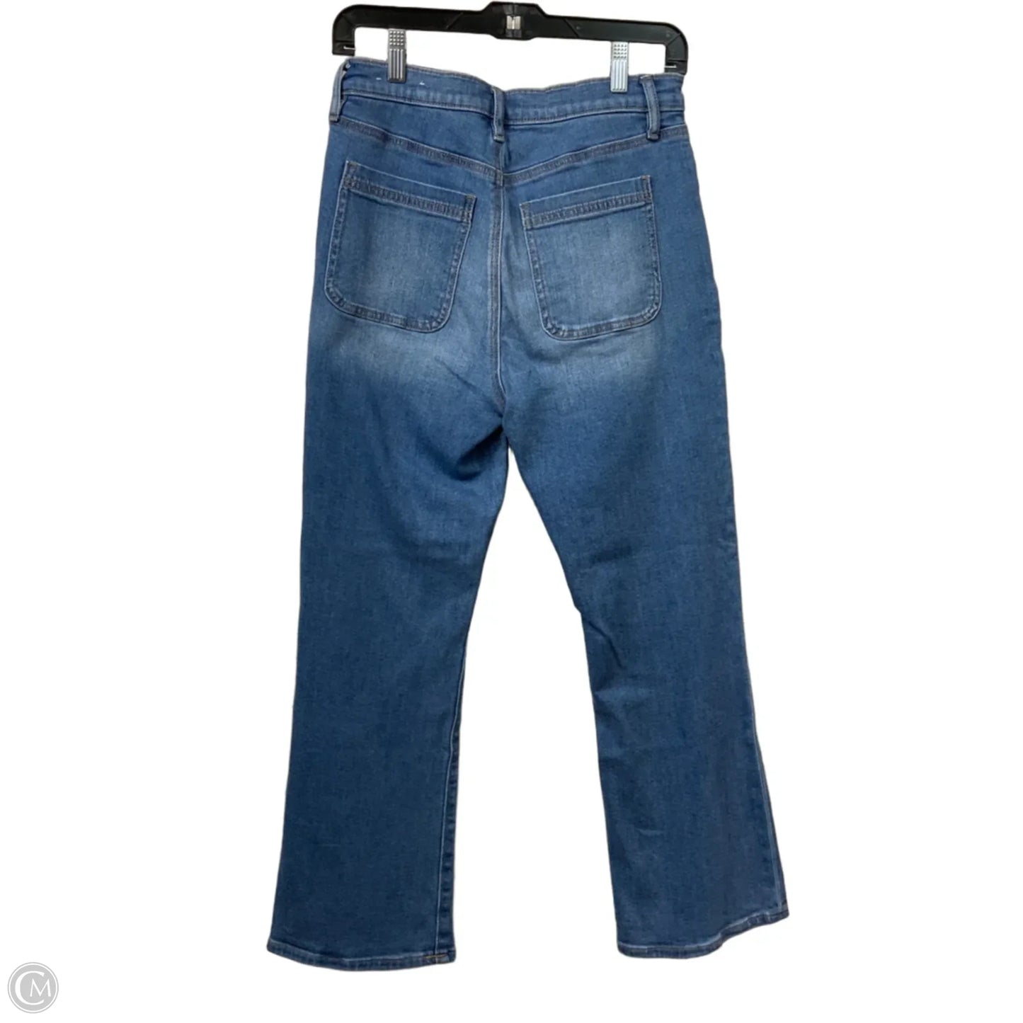 Jeans Flared By Loft In Blue Denim, Size: 6