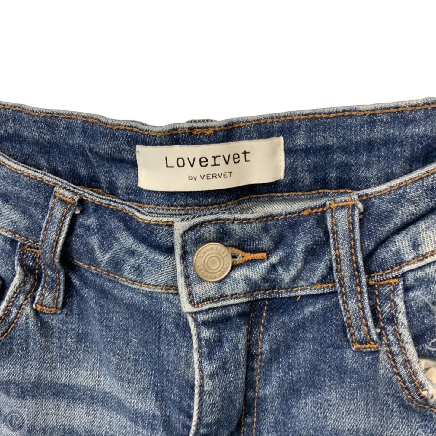 Jeans Straight By Vervet In Blue Denim, Size: 8