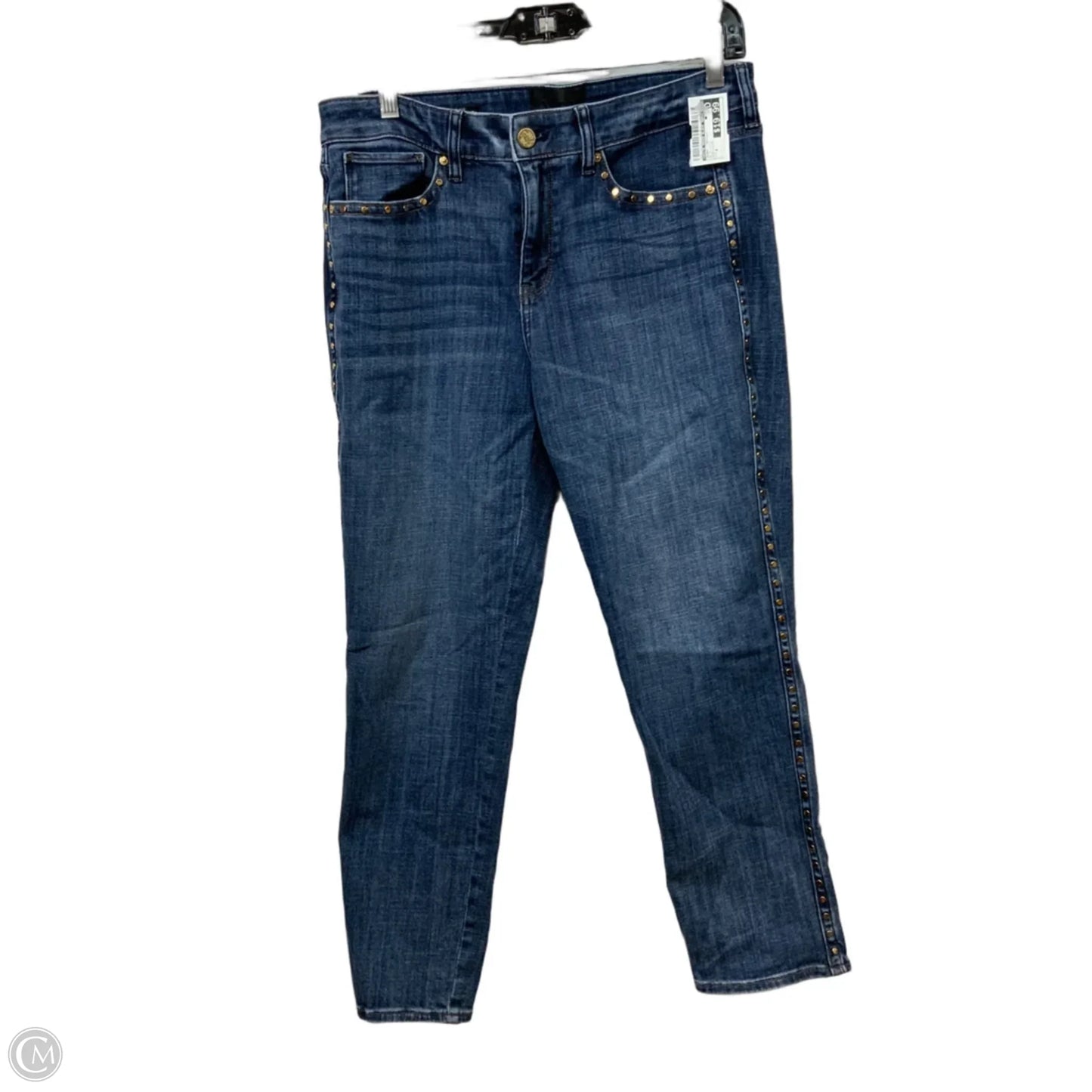 Jeans Straight By White House Black Market In Blue Denim, Size: 6