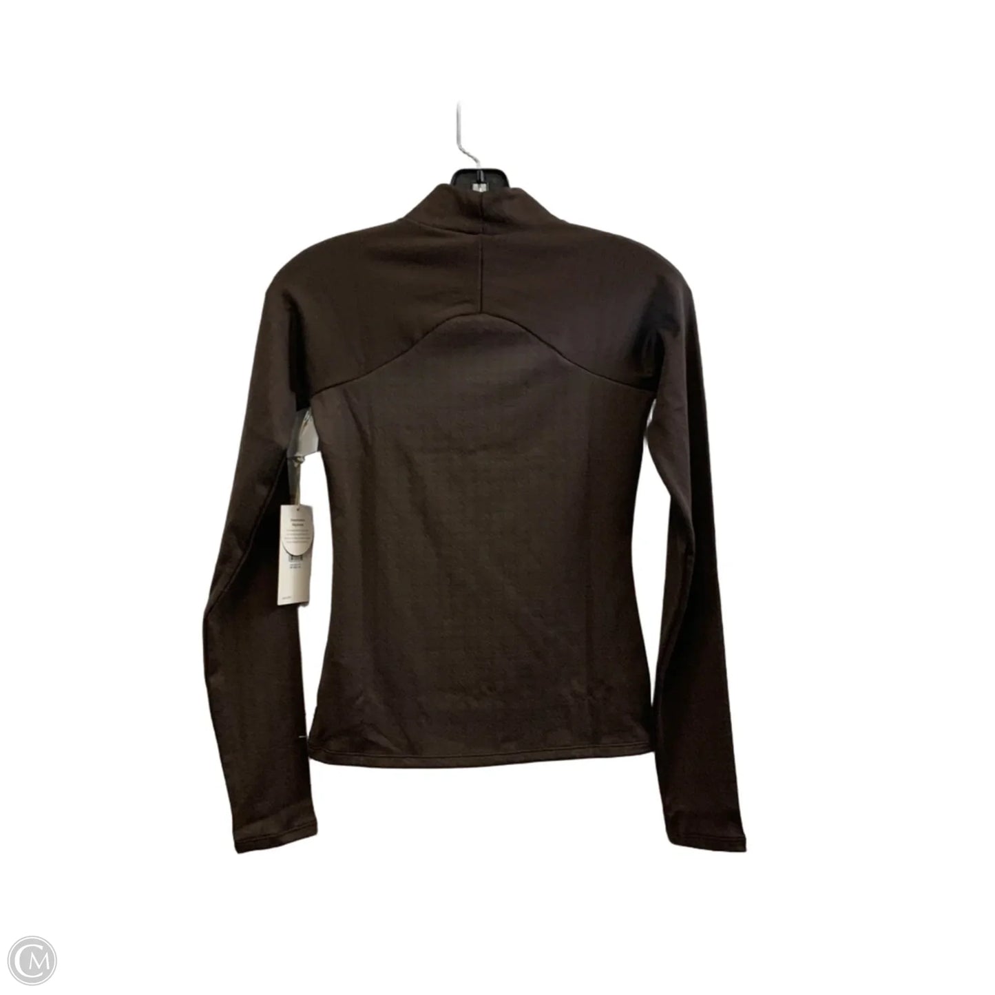 Athletic Top Long Sleeve Collar By Vuori In Brown, Size: Xs