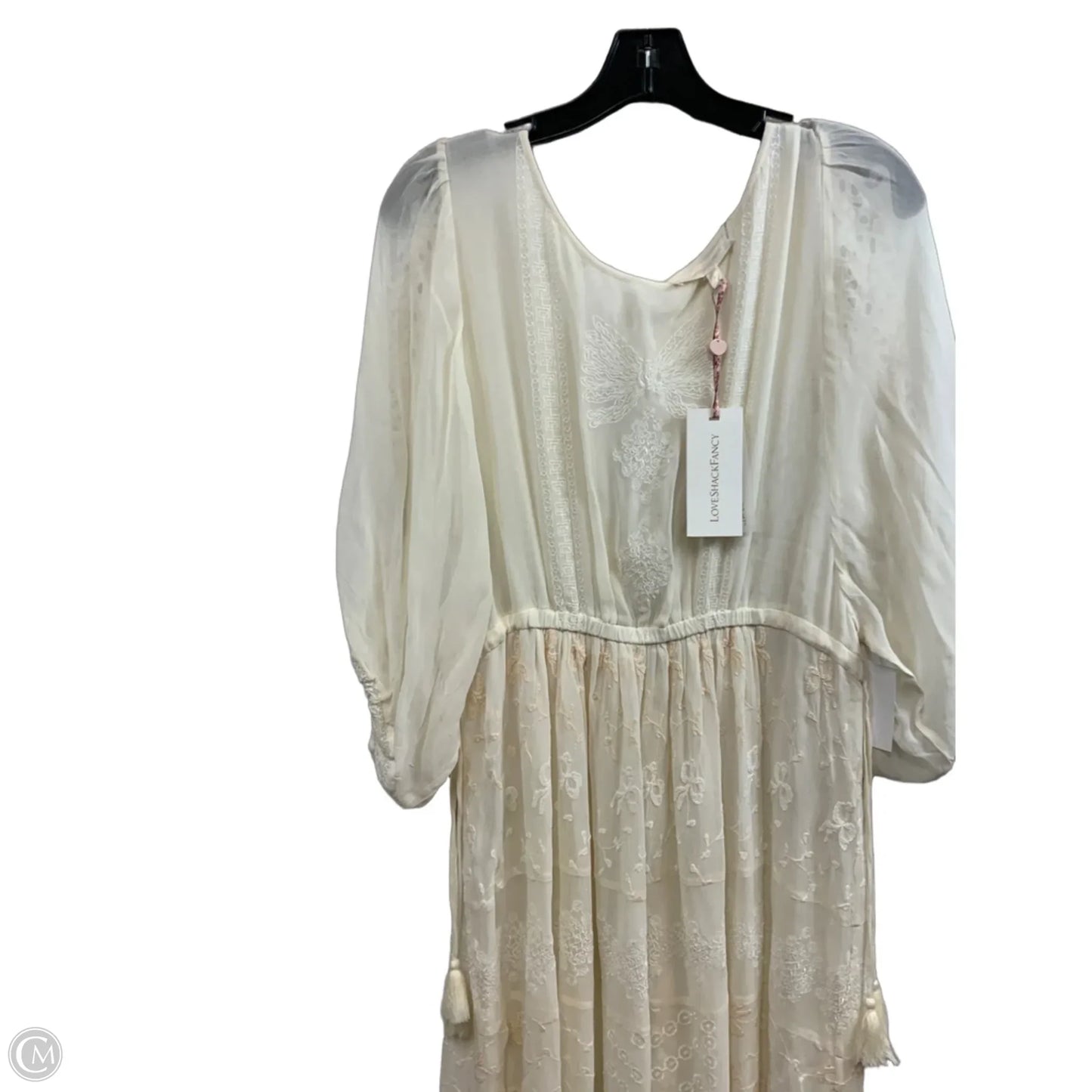Dress Casual Maxi By LOVESHACKFANCY In Cream, Size: S