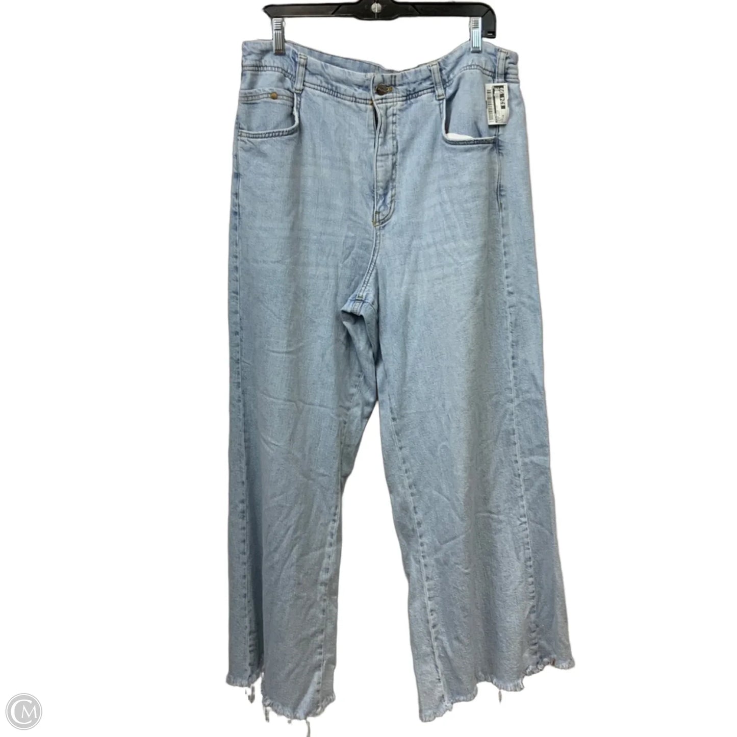 Jeans Wide Leg By Pilcro In Blue Denim, Size: 14