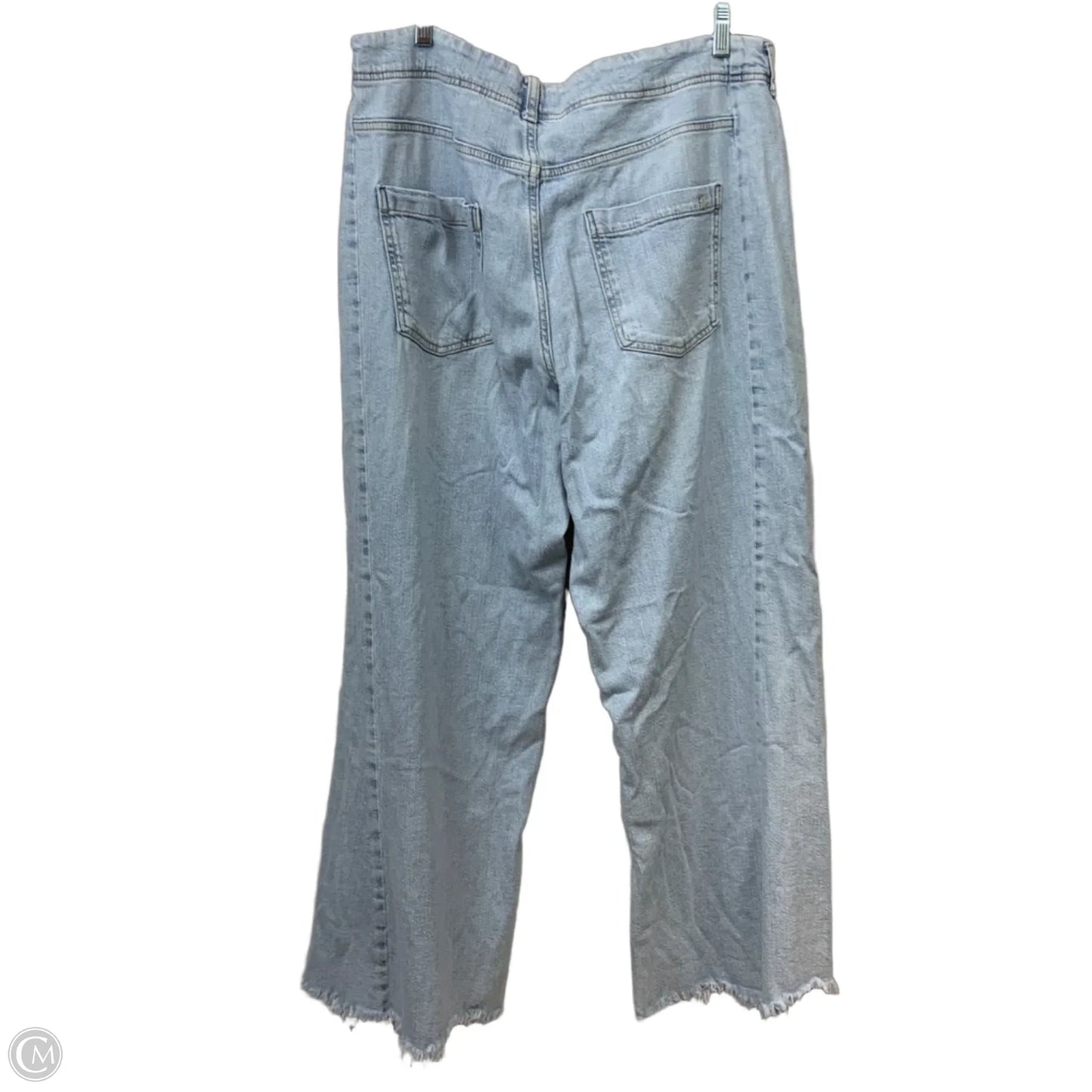 Jeans Wide Leg By Pilcro In Blue Denim, Size: 14
