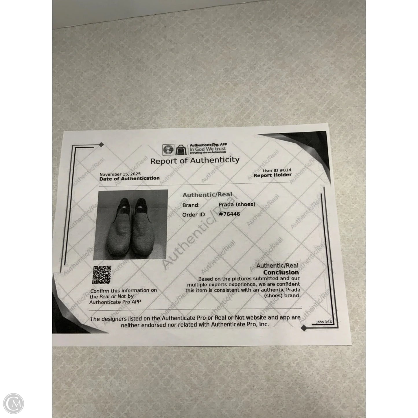 Shoes Luxury Designer By Prada In Grey, Size: 6.5