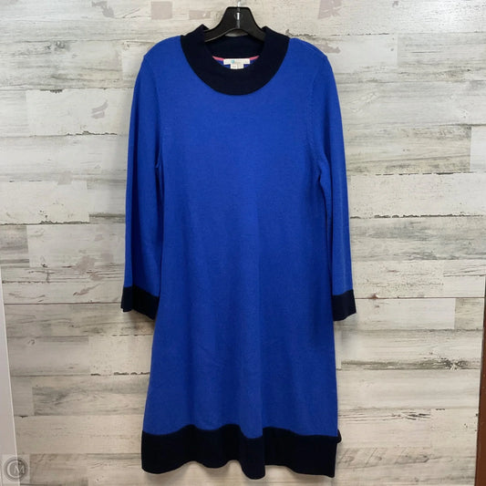 Dress Sweater By Boden In Blue, Size: 12