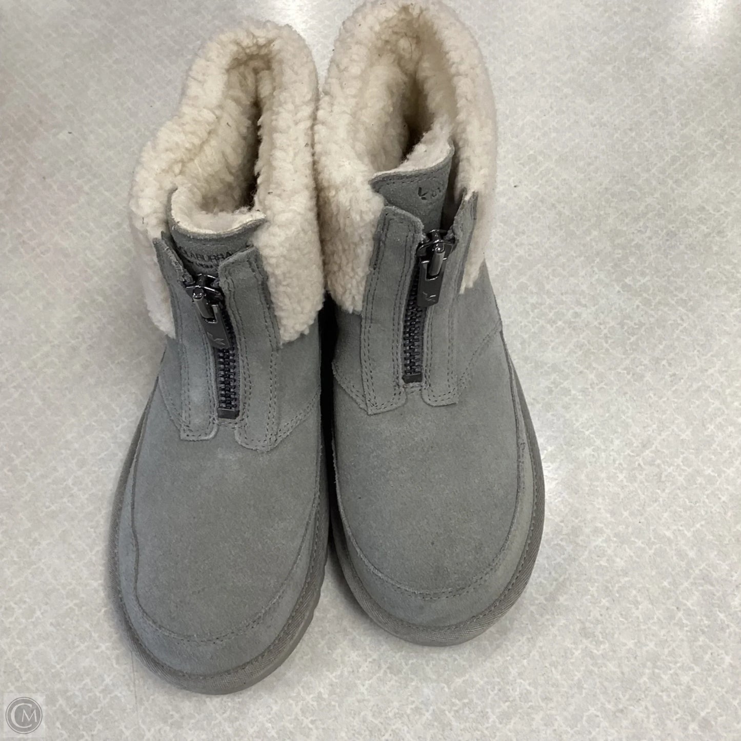 Boots Ankle Flats By Koolaburra By Ugg In Grey, Size: 7