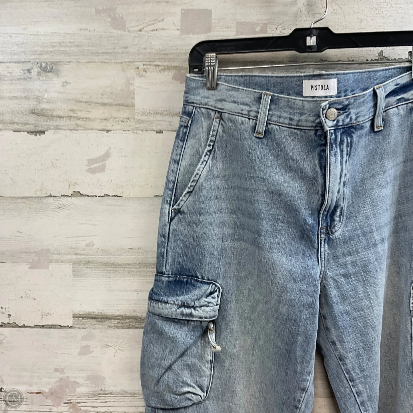 Jeans Straight By Pistola In Blue Denim, Size: 6