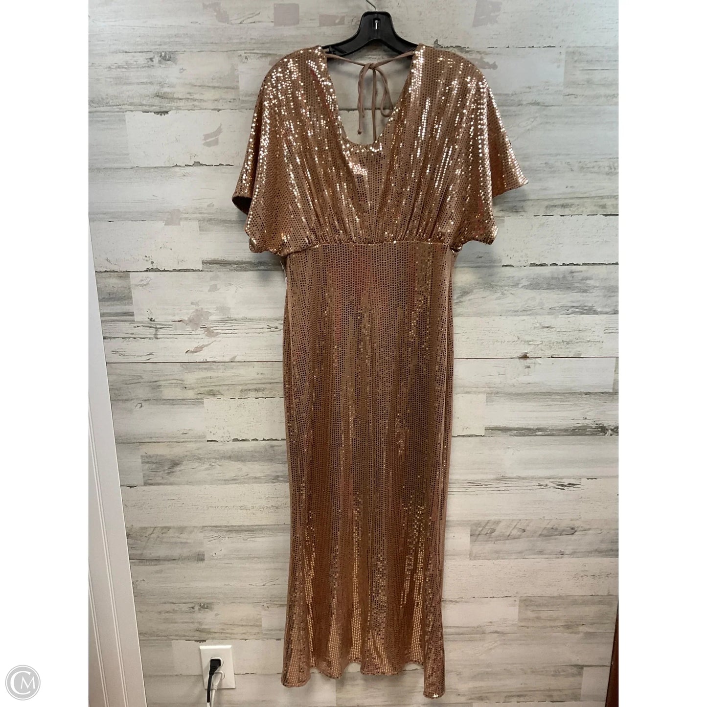Dress Party Long By ALEXA B In Gold, Size: M
